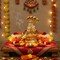 Brass Shiva Lingam Tripindi Shivling with Sheshnag for Hindu Festive Pooja Maha Shivratri Indian Puja Home Temple Mandir Decor - Lord Shiva Om Sculpture (5.5 Inch)
